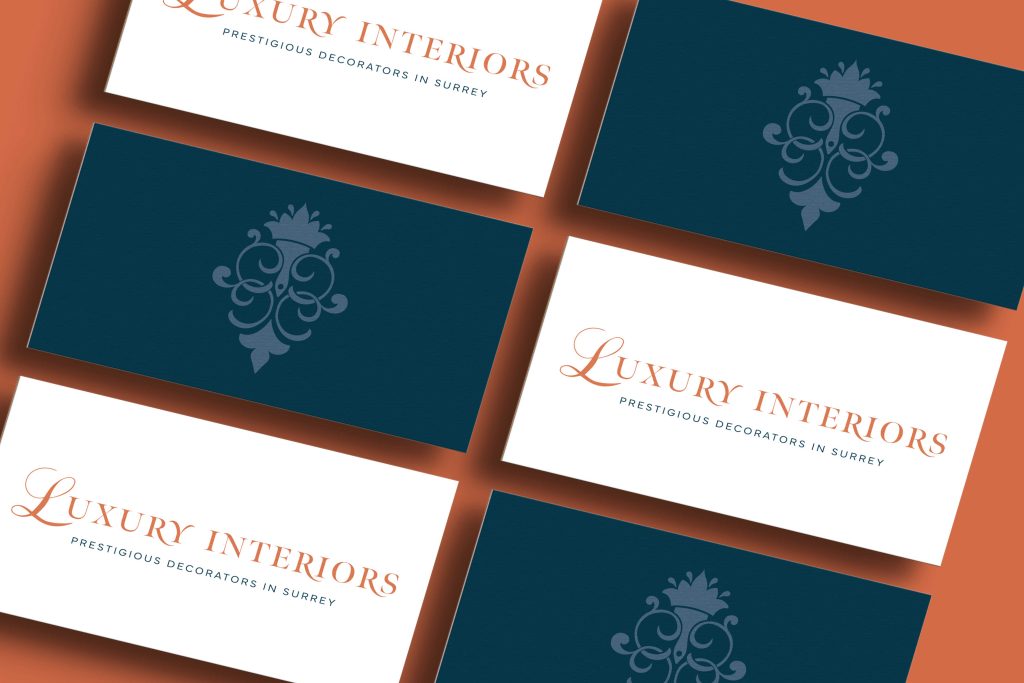 Luxury Interiors business cards