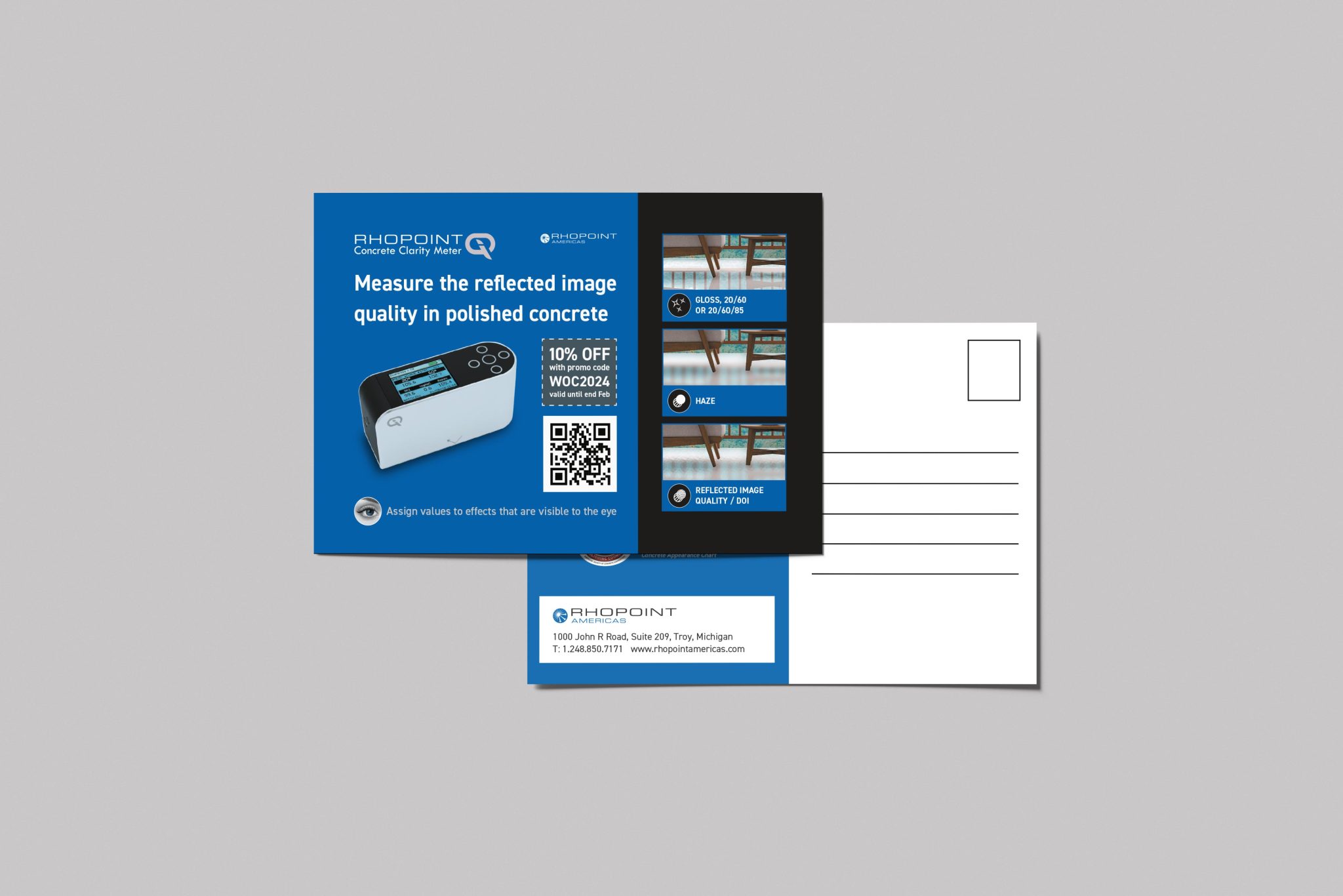 Rhopoint Americas Postcard - Design-ology
